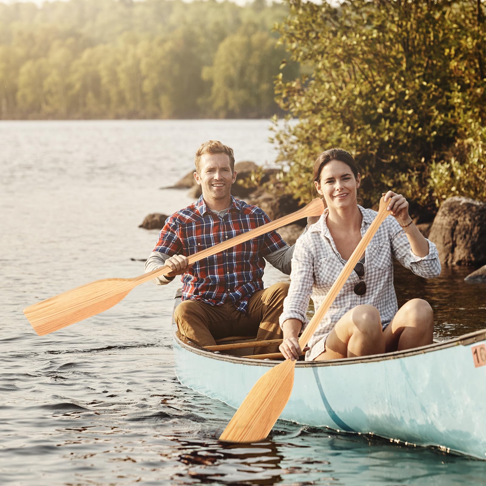 Amazon | Silipull 2個 オールウッドパドル 48インチ 木製パドル